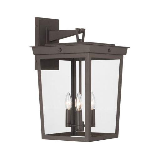 Belmont 3 Light 12" Outdoor Sconce in Twilight Bronze