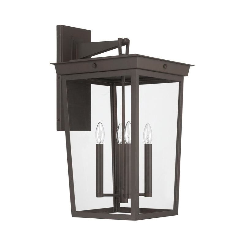 Belmont 4 Light 14" Outdoor Sconce in Twilight Bronze