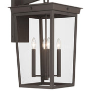 Belmont 4 Light 14" Outdoor Sconce in Twilight Bronze