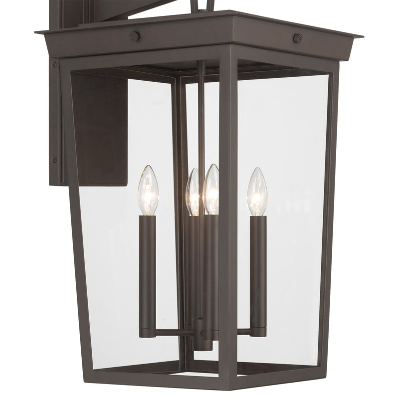 Belmont 4 Light 14" Outdoor Sconce in Twilight Bronze