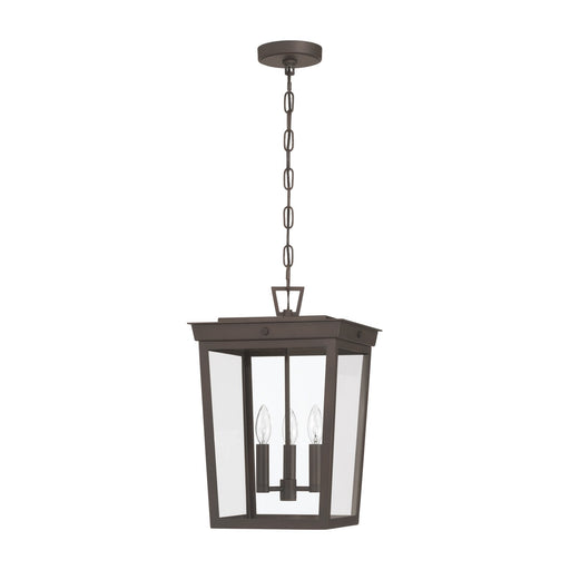 Belmont 3 Light 12" Outdoor Pendant in Twilight Bronze