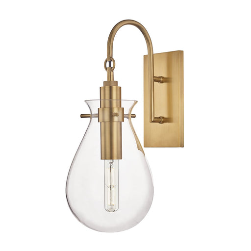 Ivy Wall Sconce in Aged Brass