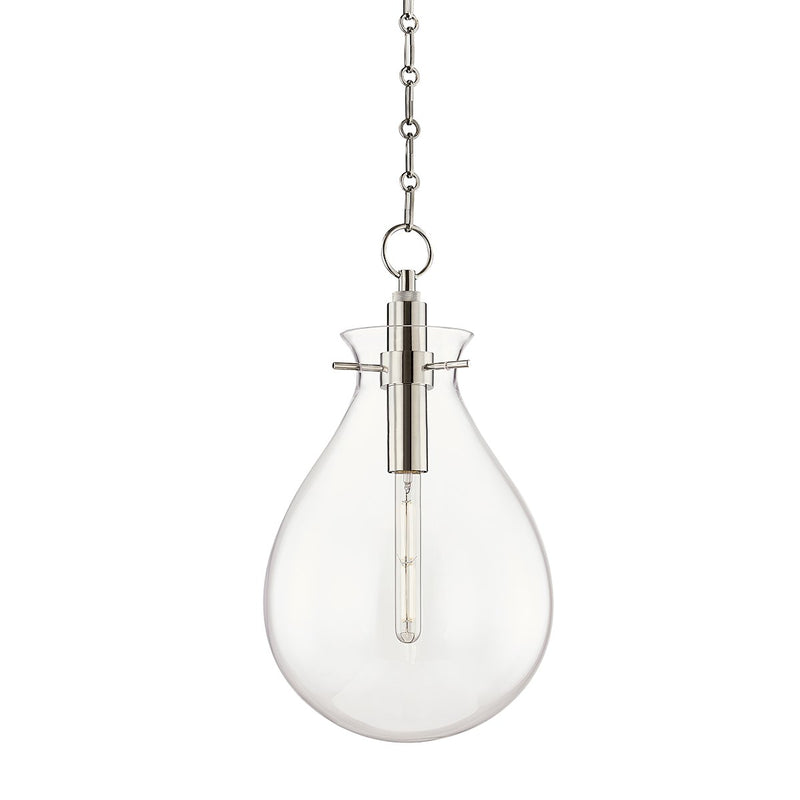Ivy Medium Pendant in Polished Nickel