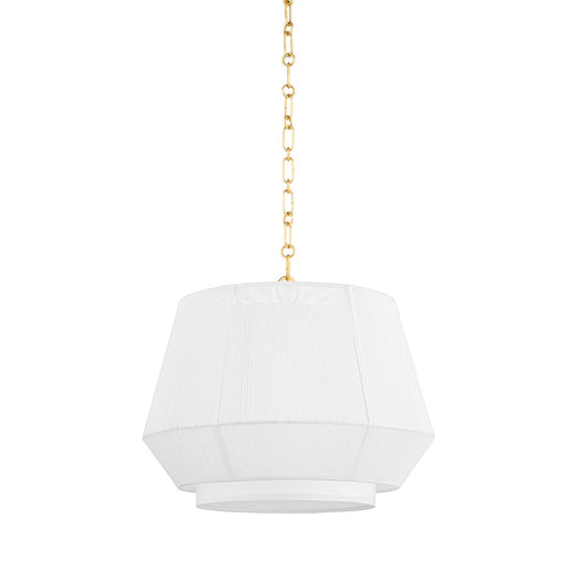 Debi Pendant in Aged Brass