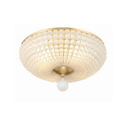 Bella 4 Light 18" Semi Flush Mount in Antique Gold