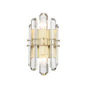 Bolton 2 Light 7.5" Sconce in Aged Brass