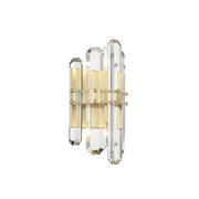 Bolton 2 Light 7.5" Sconce in Aged Brass