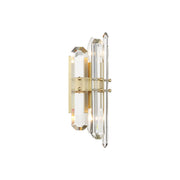 Bolton 2 Light 7.5" Sconce in Aged Brass