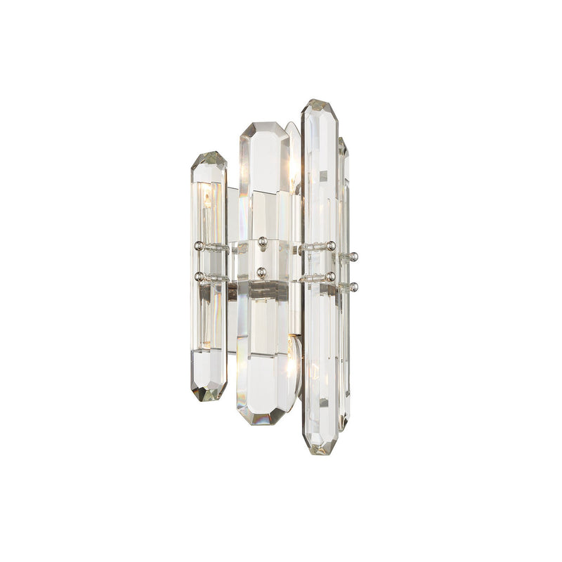 Bolton 2 Light 7.5" Sconce in Polished Nickel