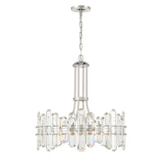 Bolton 8 Light 24.75" Chandelier in Polished Nickel