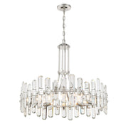 Bolton 12 Light 31" Chandelier in Polished Nickel