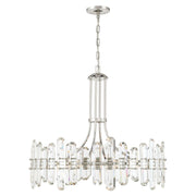 Bolton 12 Light 31" Chandelier in Polished Nickel