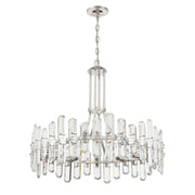 Bolton 12 Light 31" Chandelier in Polished Nickel