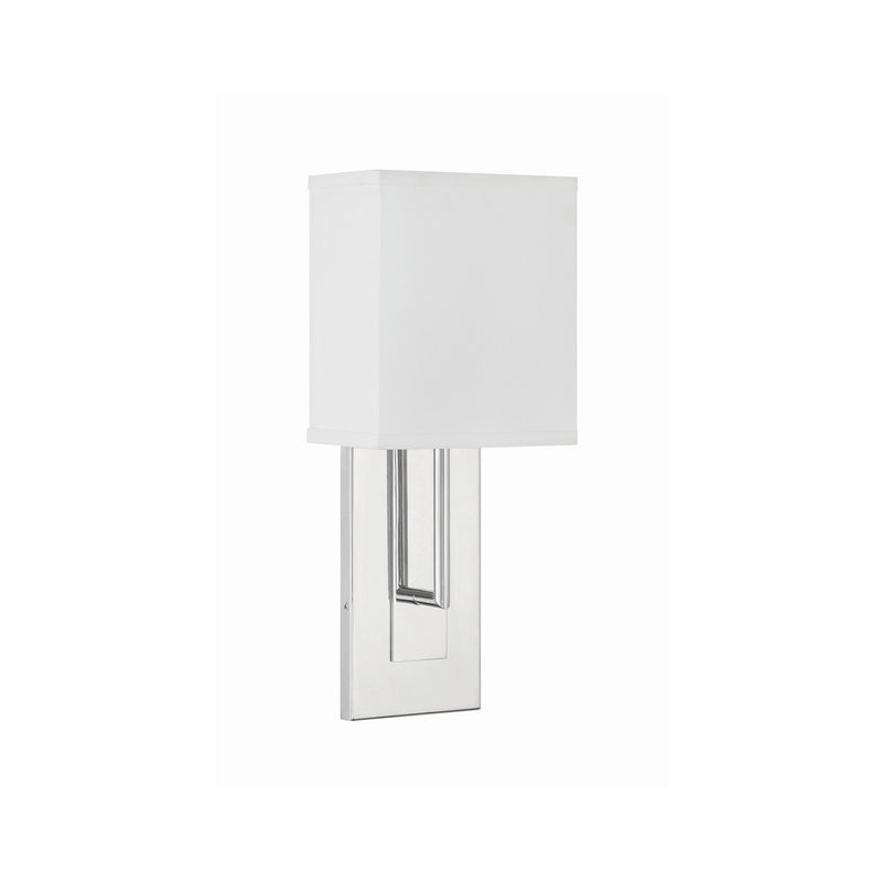 Brent 1 Light 6.5" Sconce in Polished Nickel