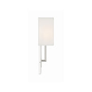 Brent 1 Light 6.5" Sconce in Polished Nickel