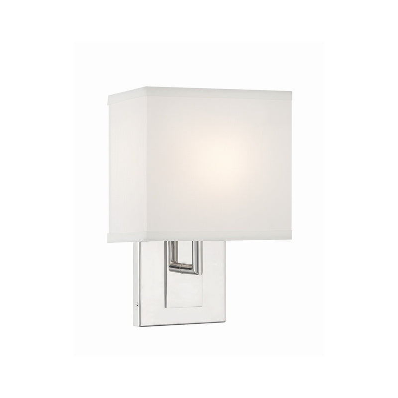 Brent 1 Light 7" Sconce in Polished Nickel