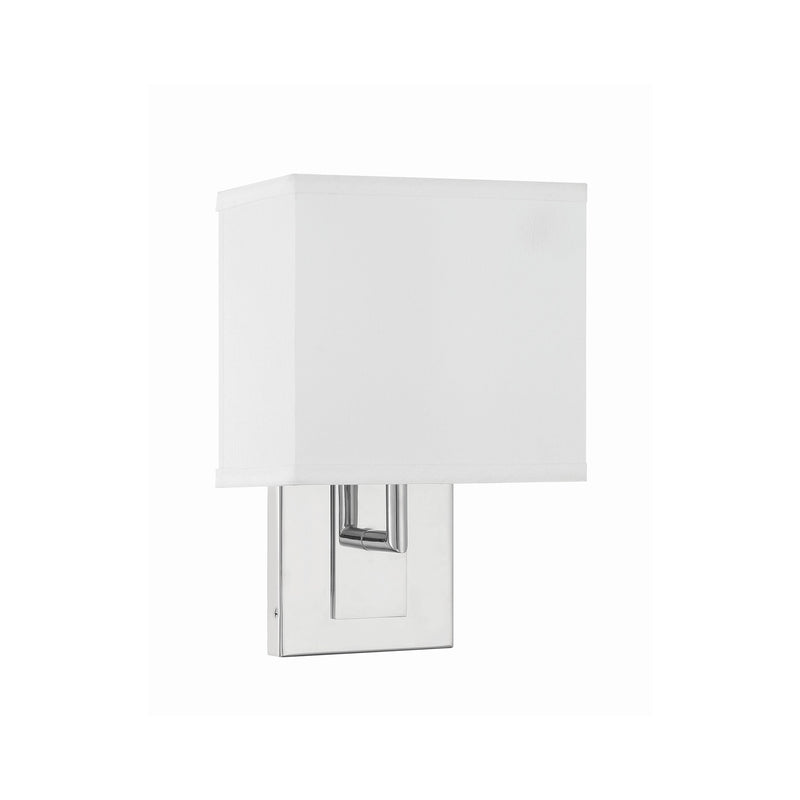Brent 1 Light 7" Sconce in Polished Nickel