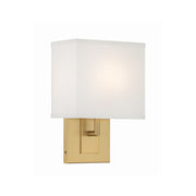 Brent 1 Light 7" Sconce in Vibrant Gold