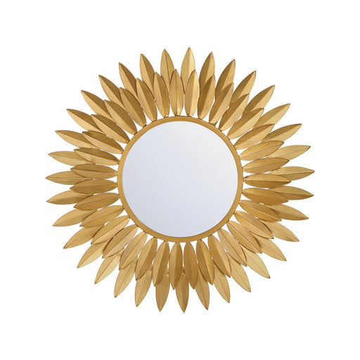 Broche 20" Mirror in Antique Gold