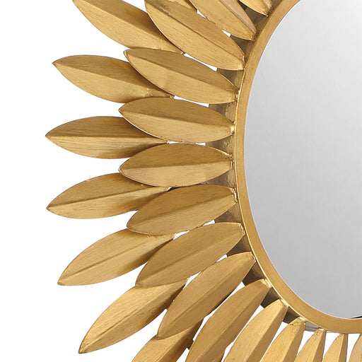 Broche 20" Mirror in Antique Gold