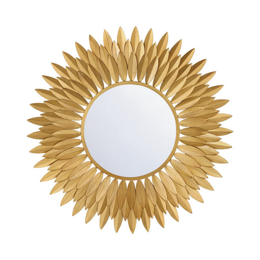 Broche 24" Mirror in Antique Gold