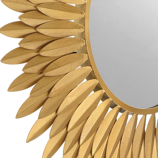 Broche 24" Mirror in Antique Gold