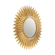Broche 24" Mirror in Antique Gold