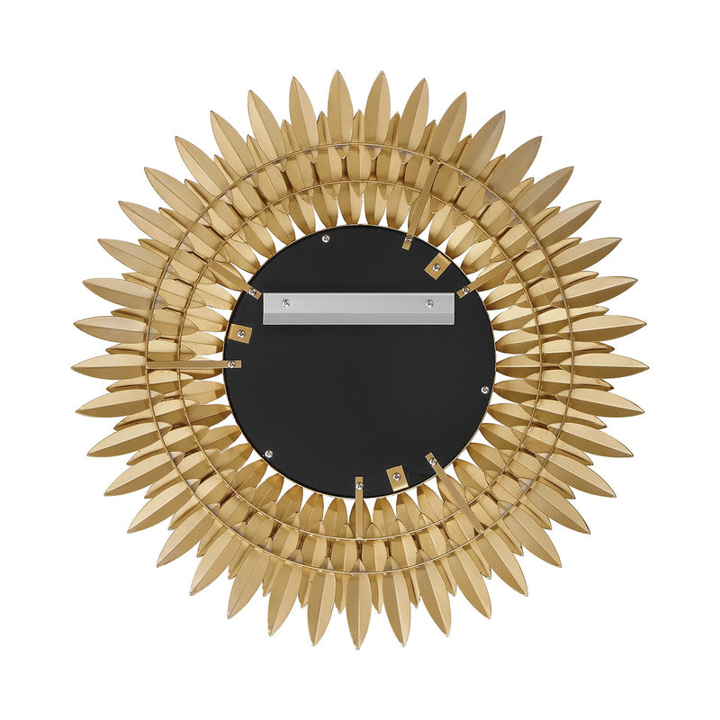 Broche 24" Mirror in Antique Gold