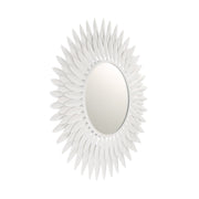 Broche 24" Mirror in Matte White