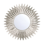 Broche 24" Mirror in Antique Silver