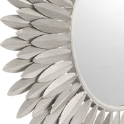 Broche 24" Mirror in Antique Silver