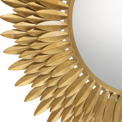 Broche 30" Mirror in Antique Gold