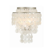 Brielle 3 Light 13" Flush Mount in Antique Silver