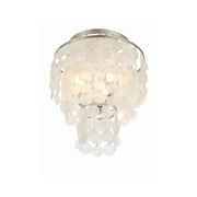 Brielle 3 Light 13" Flush Mount in Antique Silver