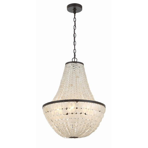 Brielle 6 Light 18" Chandelier in Dark Bronze