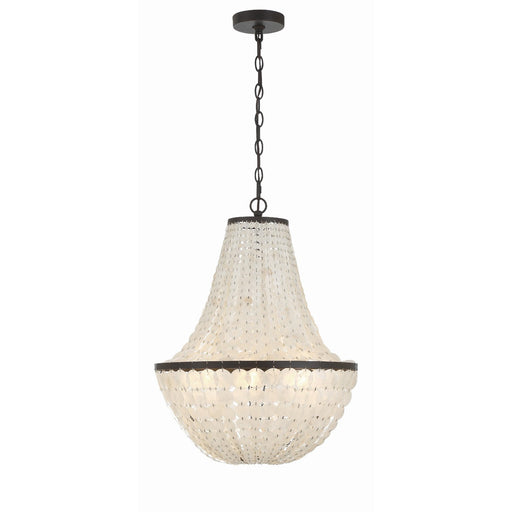 Brielle 6 Light 18" Chandelier in Dark Bronze