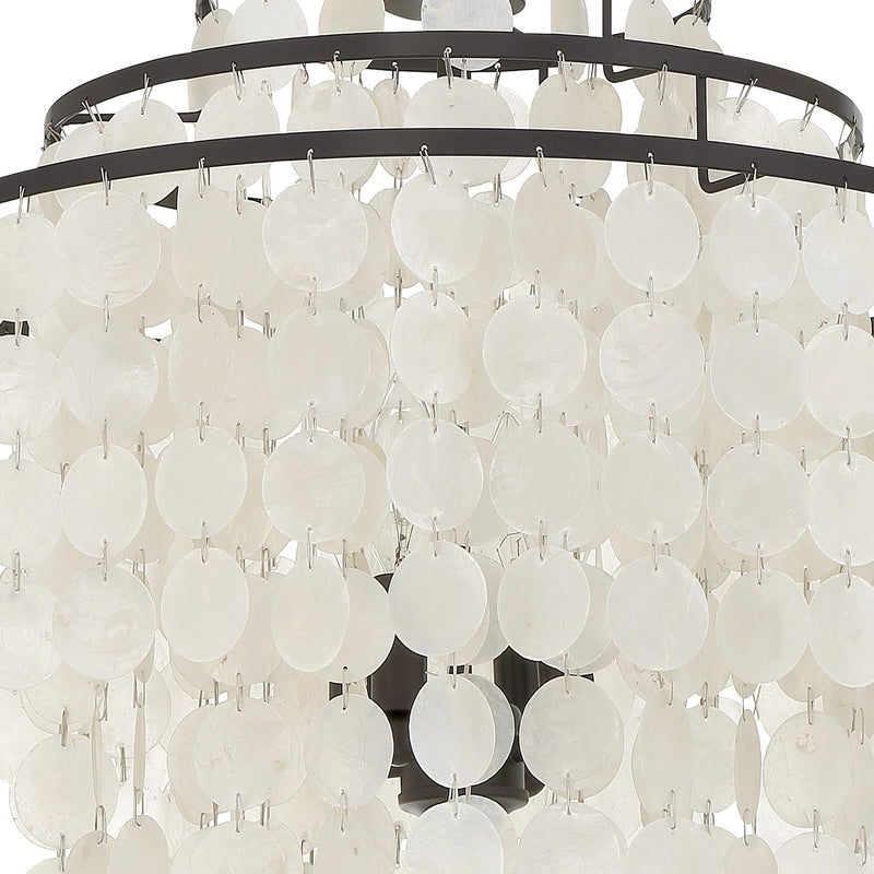 Brielle 4 Light 18" Chandelier in Dark Bronze