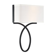 Brinkley 2 Light 10" Sconce in Black Forged