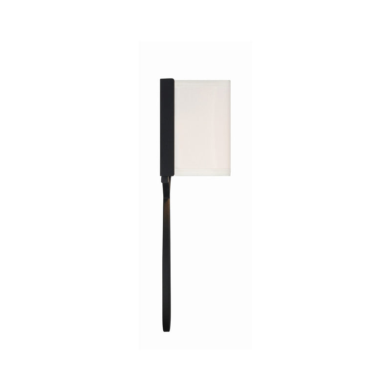 Brinkley 2 Light 10" Sconce in Black Forged