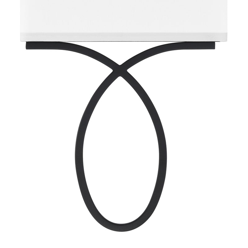 Brinkley 2 Light 10" Sconce in Black Forged