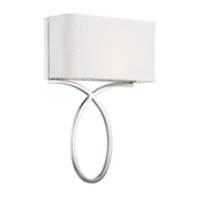 Brinkley 2 Light 10" Sconce in Polished Nickel