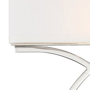 Brinkley 2 Light 10" Sconce in Polished Nickel