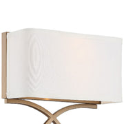 Brinkley 2 Light 10" Sconce in Vibrant Gold