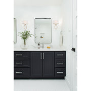 Brinkley 2 Light 10" Sconce in Vibrant Gold in a room setting