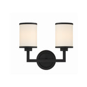 Bryant 2 Light 14.5" Sconce in Black Forged
