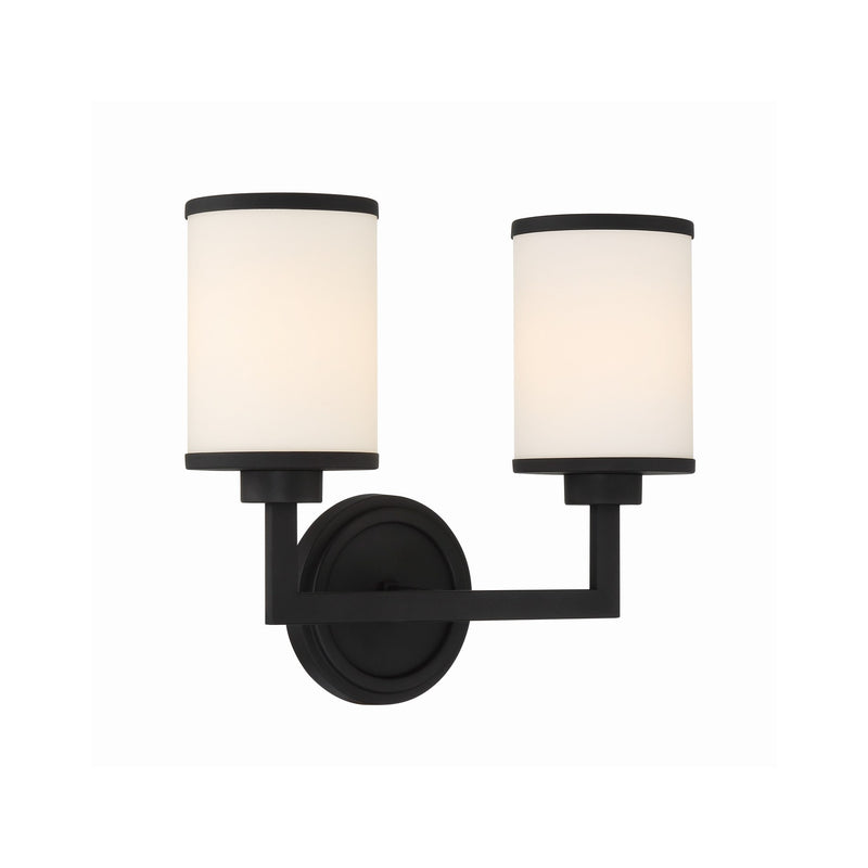 Bryant 2 Light 14.5" Sconce in Black Forged