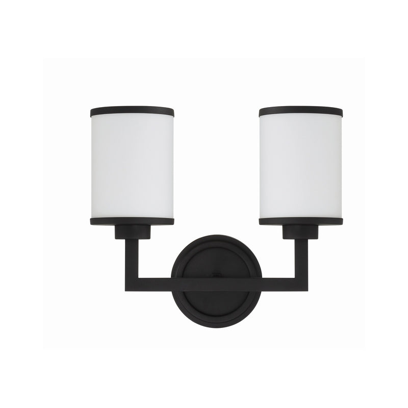Bryant 2 Light 14.5" Sconce in Black Forged