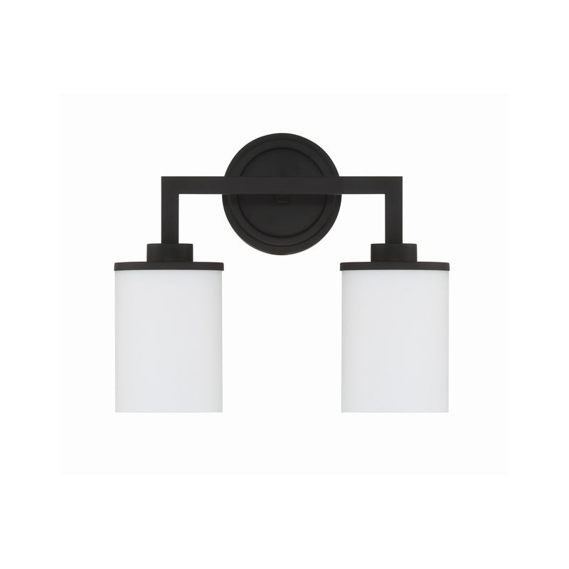 Bryant 2 Light 14.5" Sconce in Black Forged