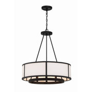 Bryant 6 Light 24" Chandelier in Black Forged
