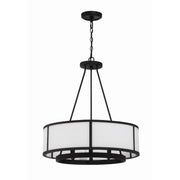 Bryant 6 Light 24" Chandelier in Black Forged